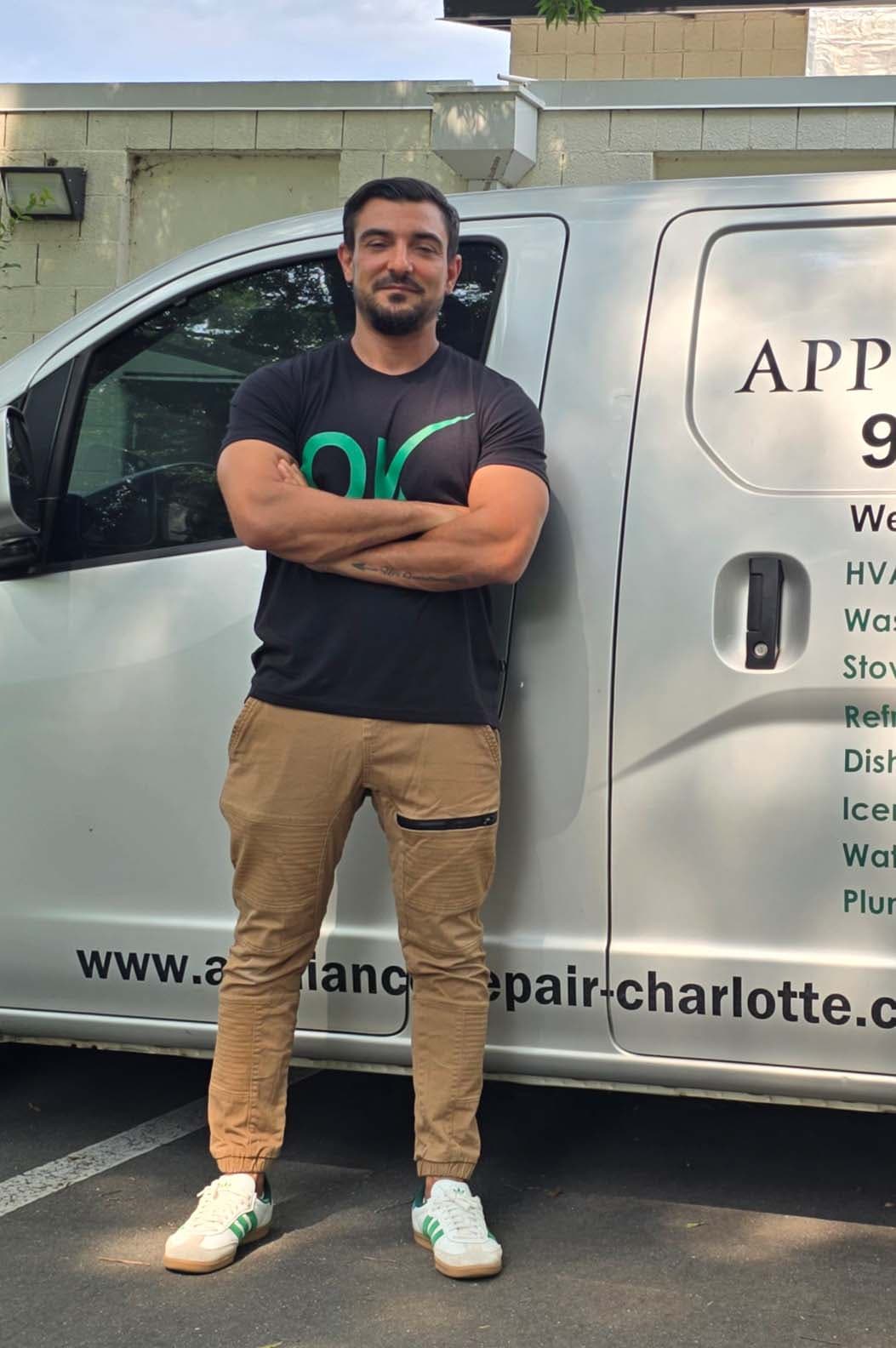 OK Appliance Repair service van