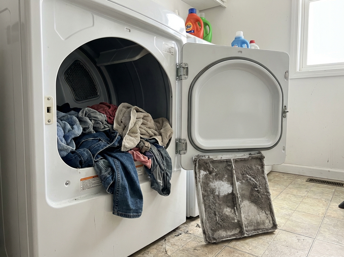 Is Your Dryer Not Drying or Not Heating? Here Are the Possible Causes and Solutions